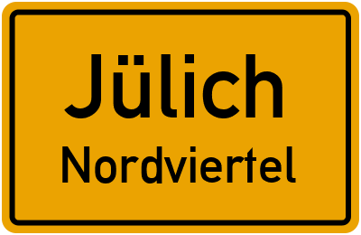 Straßenverzeichnis Jülich Nordviertel