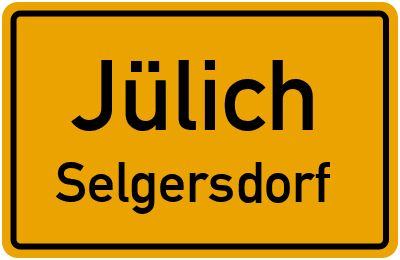 Straßenverzeichnis Jülich Selgersdorf