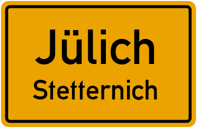 Straßenverzeichnis Jülich Stetternich
