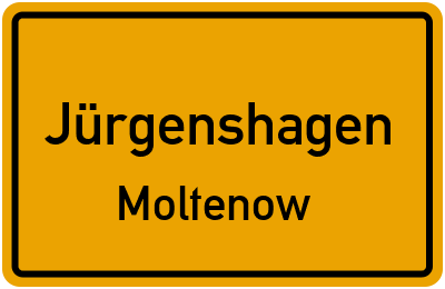 Straßenverzeichnis Jürgenshagen Moltenow