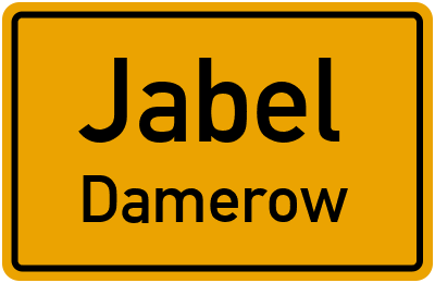Straßenverzeichnis Jabel Damerow