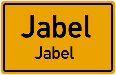Straßenverzeichnis Jabel Jabel