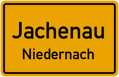 Ortsschild Jachenau Niedernach