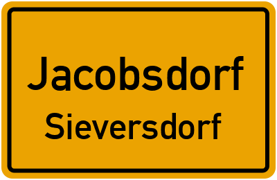Straßenverzeichnis Jacobsdorf Sieversdorf