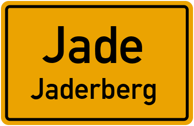 Ortsschild Jade Jaderberg