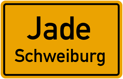 Ortsschild Jade Schweiburg