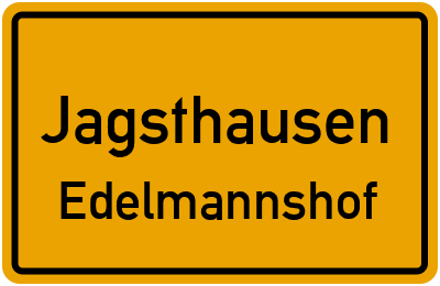 Straßenverzeichnis Jagsthausen Edelmannshof