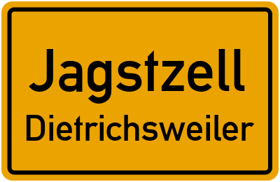 Straßenverzeichnis Jagstzell Dietrichsweiler