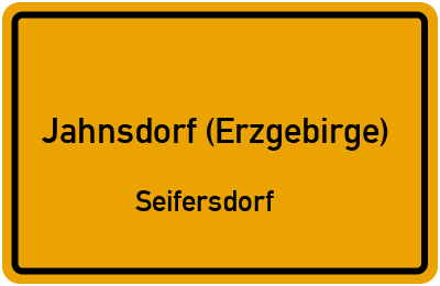 Straßenverzeichnis Jahnsdorf (Erzgebirge) Seifersdorf