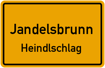 Straßenverzeichnis Jandelsbrunn Heindlschlag
