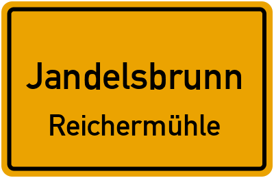 Straßenverzeichnis Jandelsbrunn Reichermühle