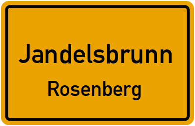Straßenverzeichnis Jandelsbrunn Rosenberg