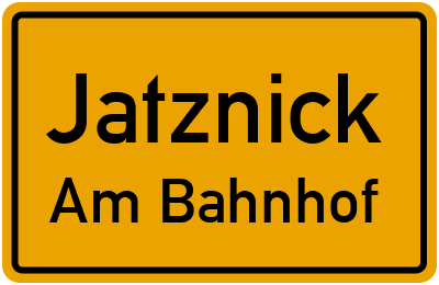 Straßenverzeichnis Jatznick Am Bahnhof