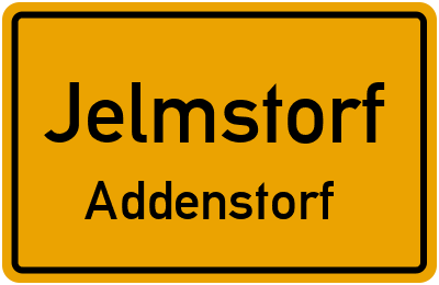 Ortsschild Jelmstorf Addenstorf