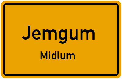 Straßenverzeichnis Jemgum Midlum