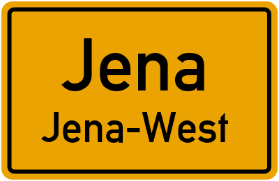 Straßenverzeichnis Jena Jena-West