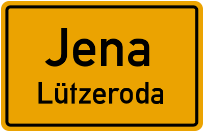 Straßenverzeichnis Jena Lützeroda