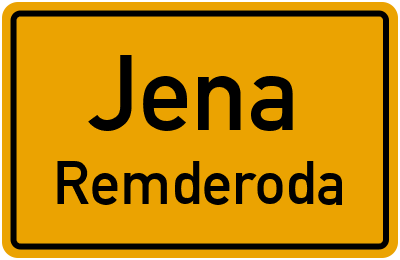 Straßenverzeichnis Jena Remderoda