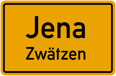 Straßenverzeichnis Jena Zwätzen