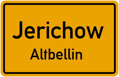 Straßenverzeichnis Jerichow Altbellin