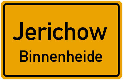 Straßenverzeichnis Jerichow Binnenheide