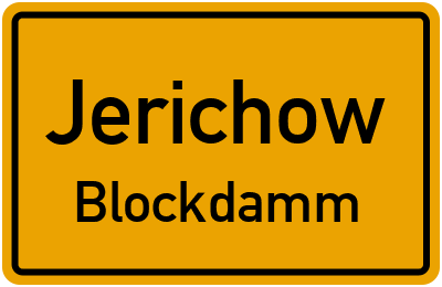 Straßenverzeichnis Jerichow Blockdamm
