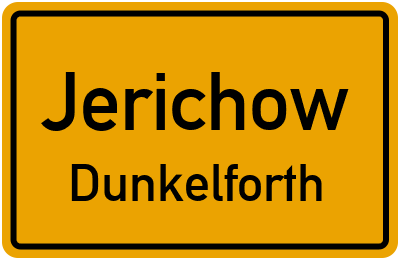 Straßenverzeichnis Jerichow Dunkelforth