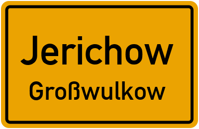 Straßenverzeichnis Jerichow Großwulkow