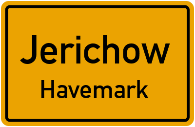 Straßenverzeichnis Jerichow Havemark