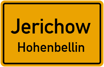 Straßenverzeichnis Jerichow Hohenbellin