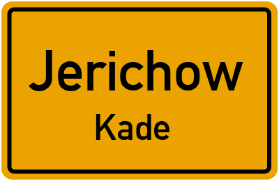 Straßenverzeichnis Jerichow Kade