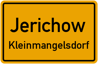 Straßenverzeichnis Jerichow Kleinmangelsdorf