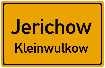 Straßenverzeichnis Jerichow Kleinwulkow