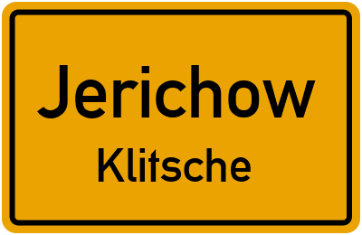 Straßenverzeichnis Jerichow Klitsche