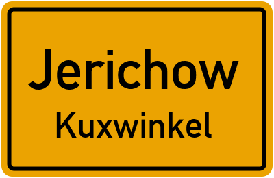 Straßenverzeichnis Jerichow Kuxwinkel