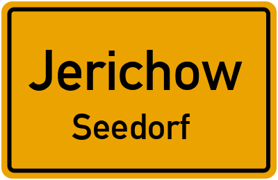Straßenverzeichnis Jerichow Seedorf