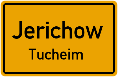 Straßenverzeichnis Jerichow Tucheim