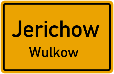 Straßenverzeichnis Jerichow Wulkow