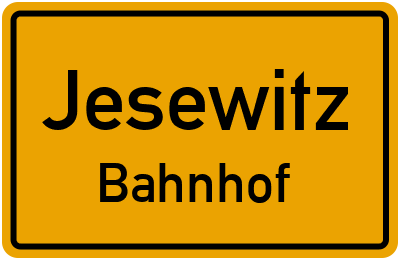 Straßenverzeichnis Jesewitz Bahnhof