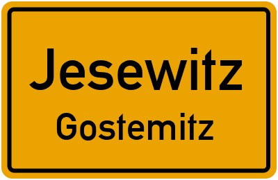 Straßenverzeichnis Jesewitz Gostemitz