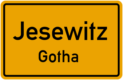 Straßenverzeichnis Jesewitz Gotha