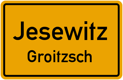 Straßenverzeichnis Jesewitz Groitzsch