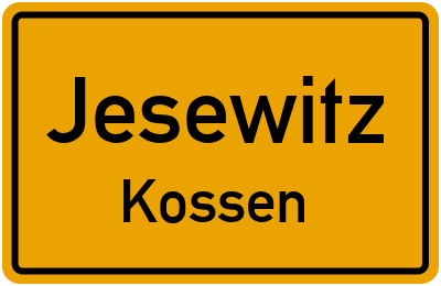 Straßenverzeichnis Jesewitz Kossen