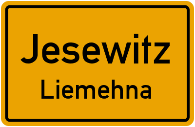Straßenverzeichnis Jesewitz Liemehna