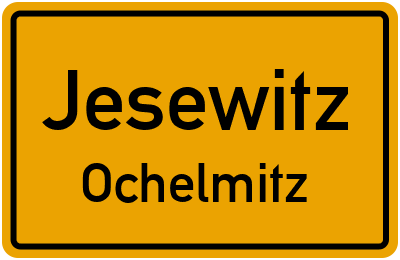 Straßenverzeichnis Jesewitz Ochelmitz