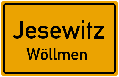 Straßenverzeichnis Jesewitz Wöllmen
