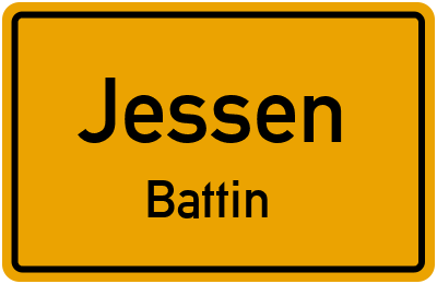 Straßenverzeichnis Jessen Battin