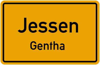 Straßenverzeichnis Jessen Gentha