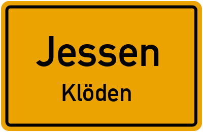 Straßenverzeichnis Jessen Klöden