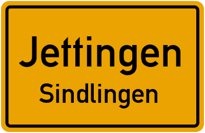 Straßenverzeichnis Jettingen Sindlingen